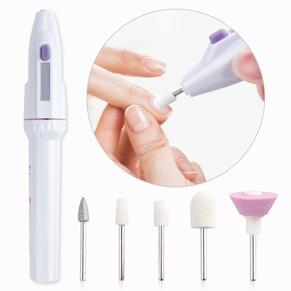 Nail Shaper with Nail Drill Bits 