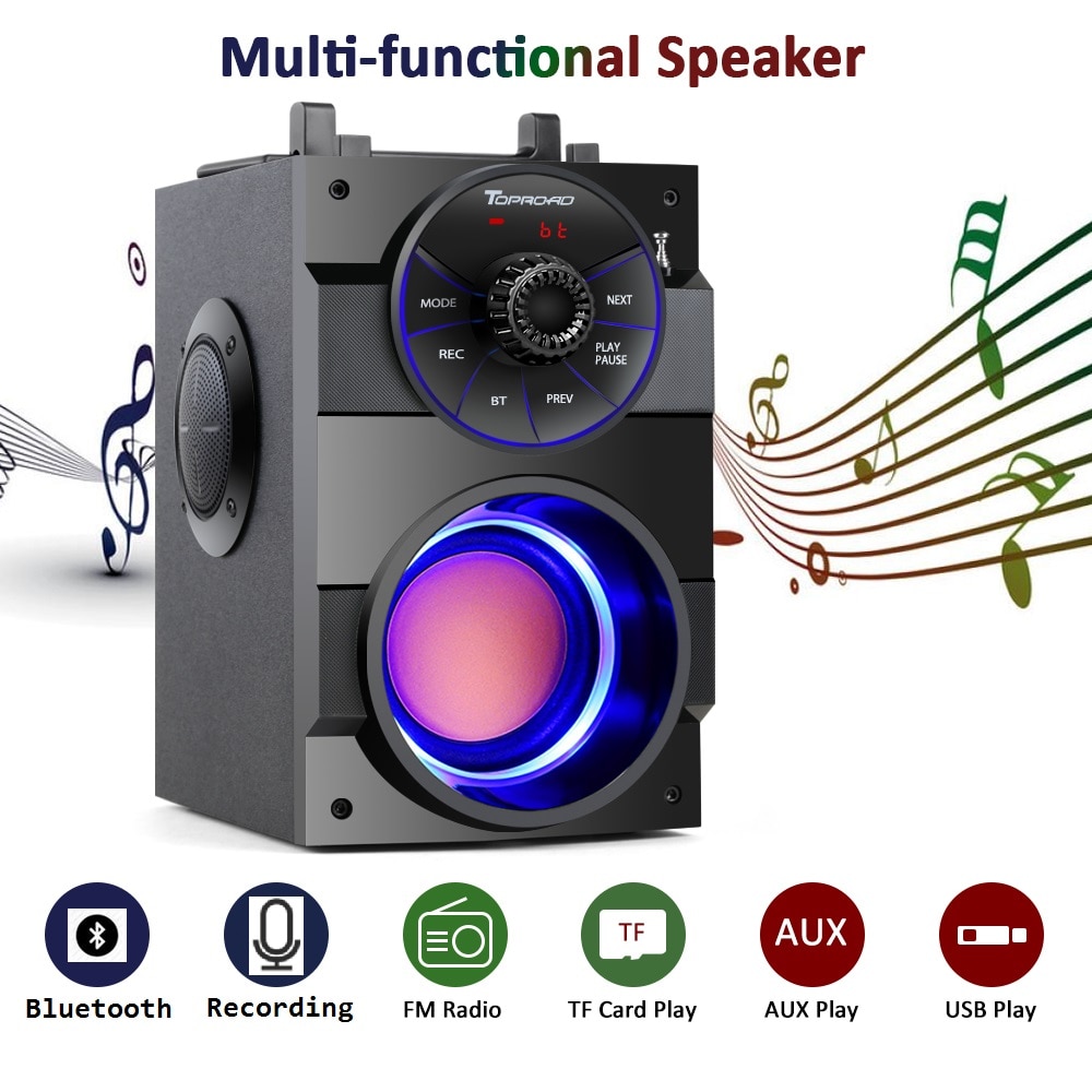 Bluetooth Speaker Subwoofer Portable Stereo