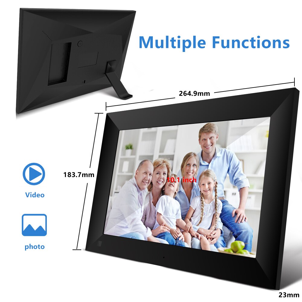 Digital Frame Touch Screen Photo Display 10.1 inch