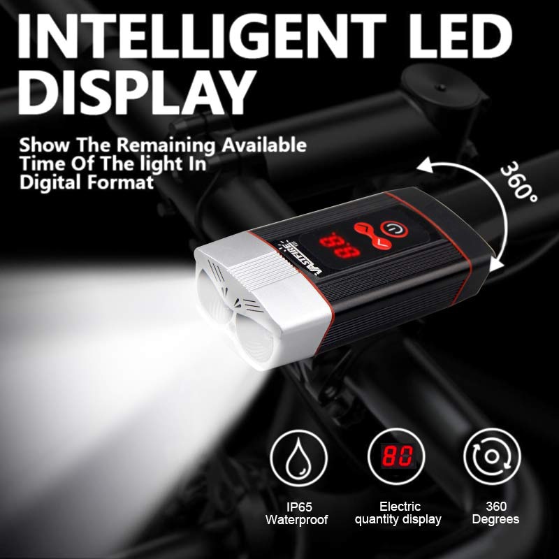 LED Bike Headlight Rechargeable Lamp