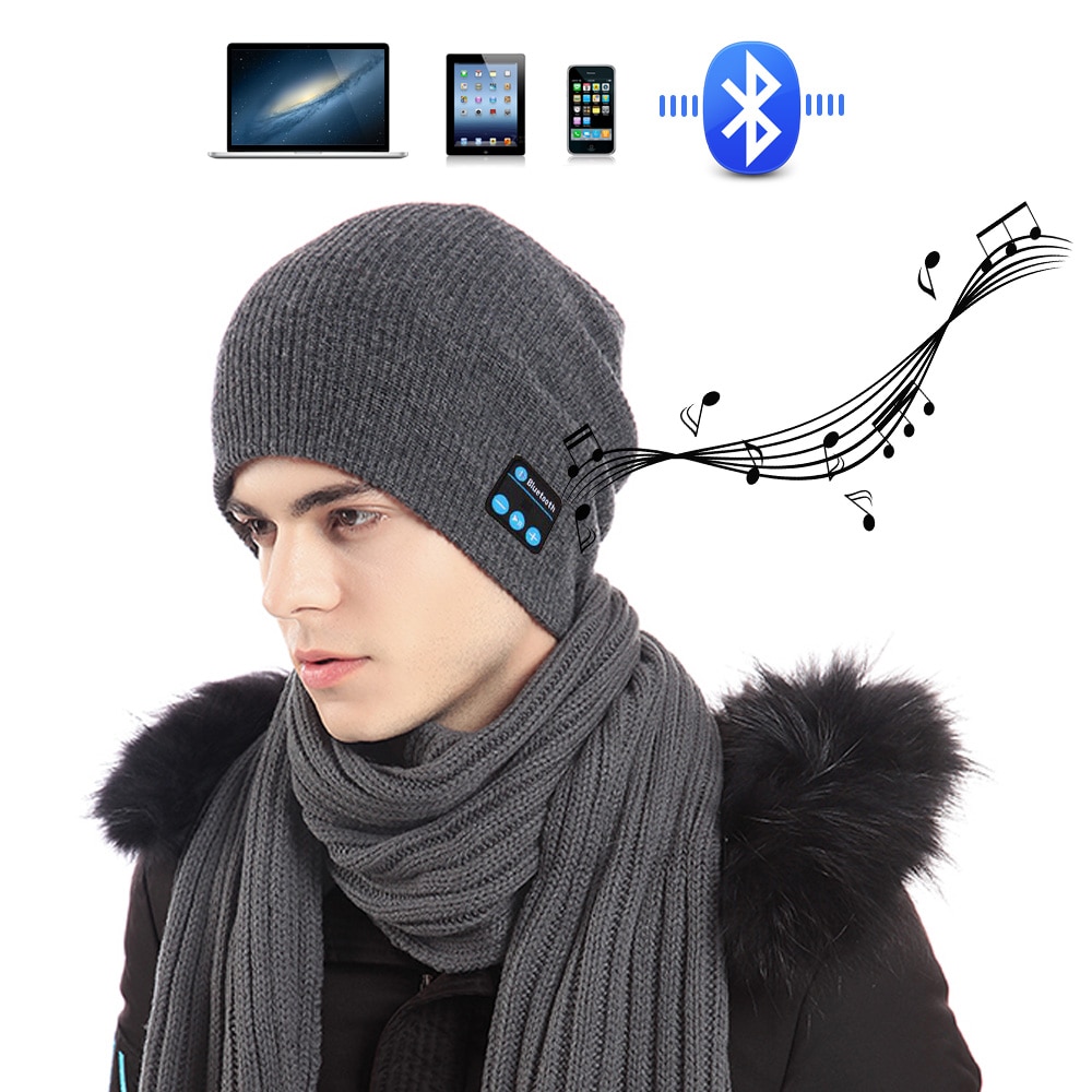 Bluetooth Beanie Hat Headset Cap