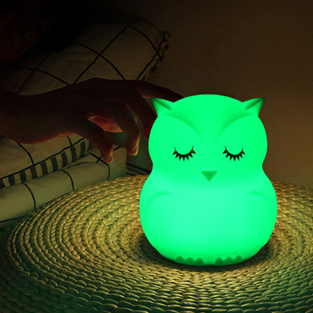 Owl Night Light Battery-Powered LED Light