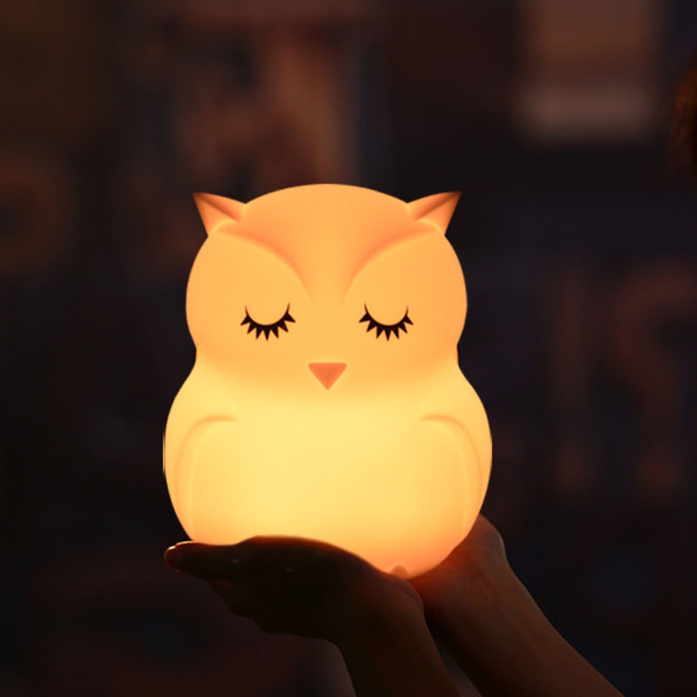 Owl Night Light Battery-Powered LED Light