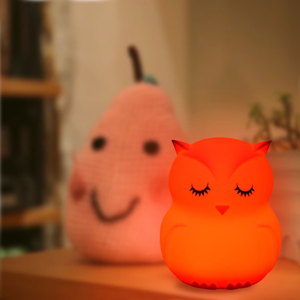 Owl Night Light Battery-Powered LED Light