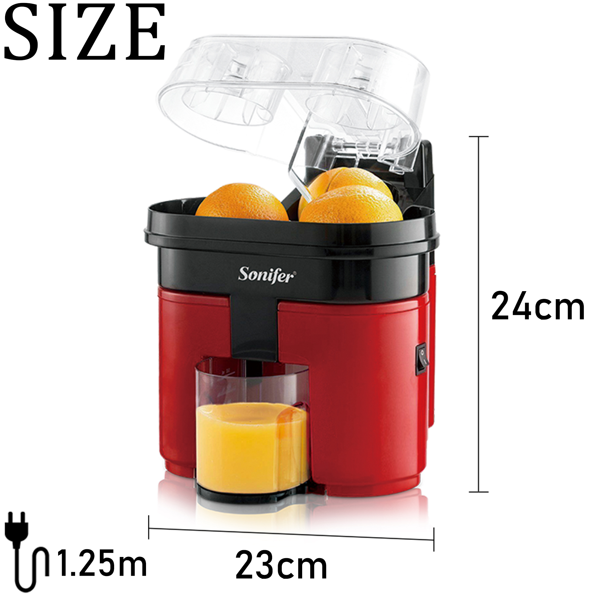 Electric Citrus Juicer Easy Press Design