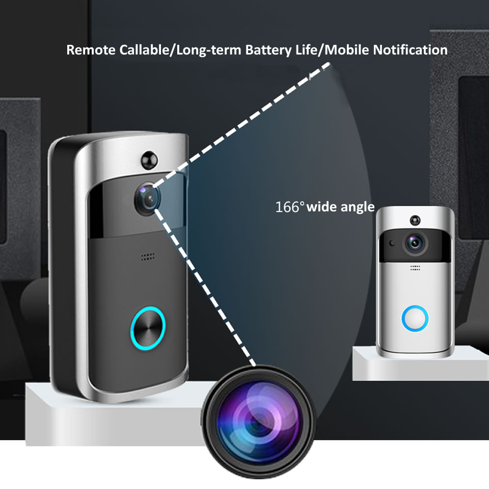 Wireless Video Doorbell Wi-Fi Intercom