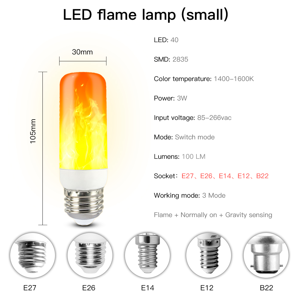 Flame Light Decorative LED Bulb