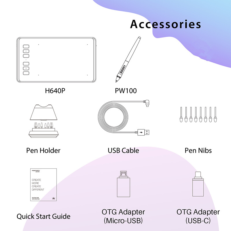 Digital Drawing Tablet with Pen