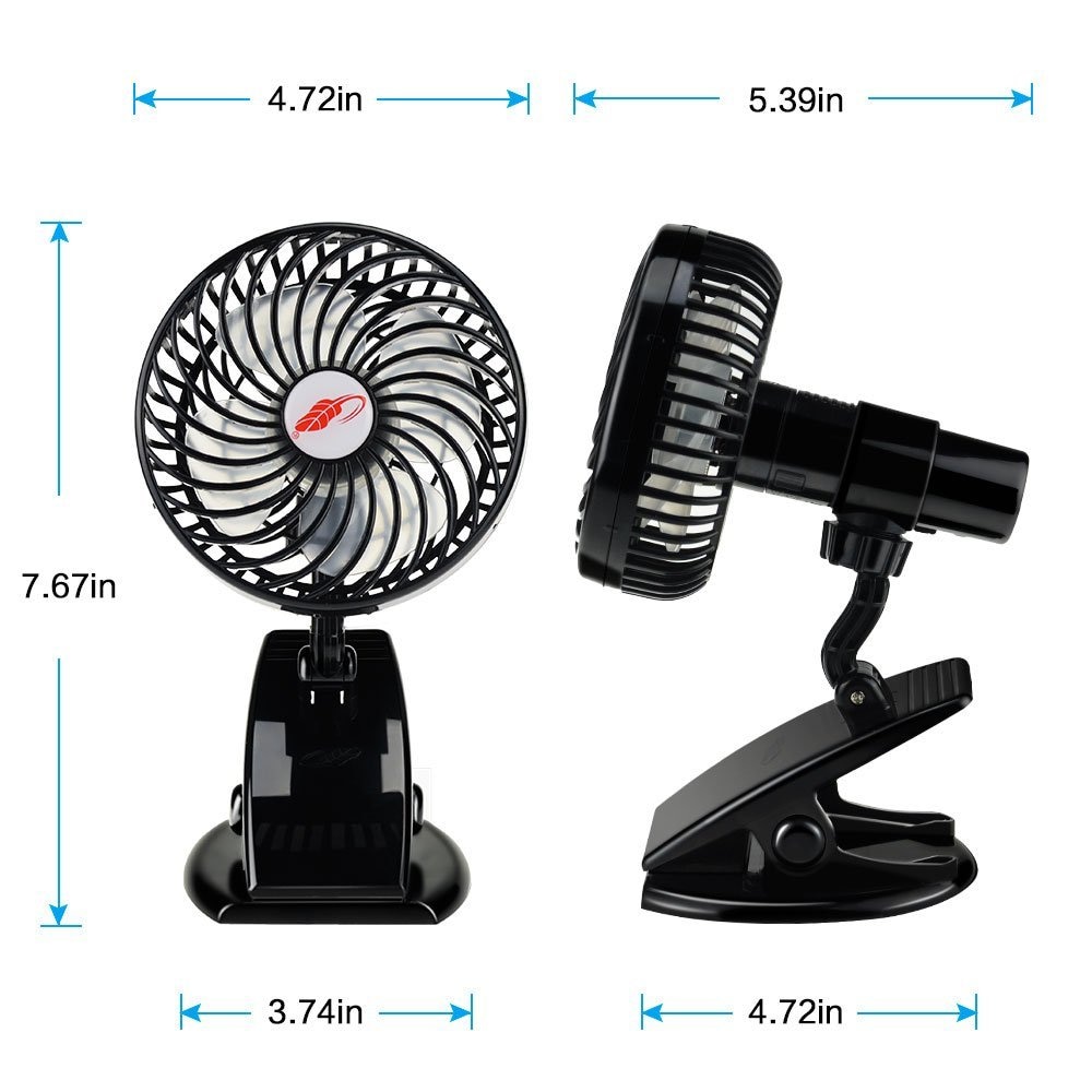 Stroller Fan Portable Clip-on Cooler