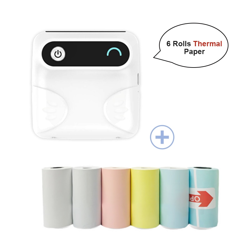 Portable Photo Printer with Paper