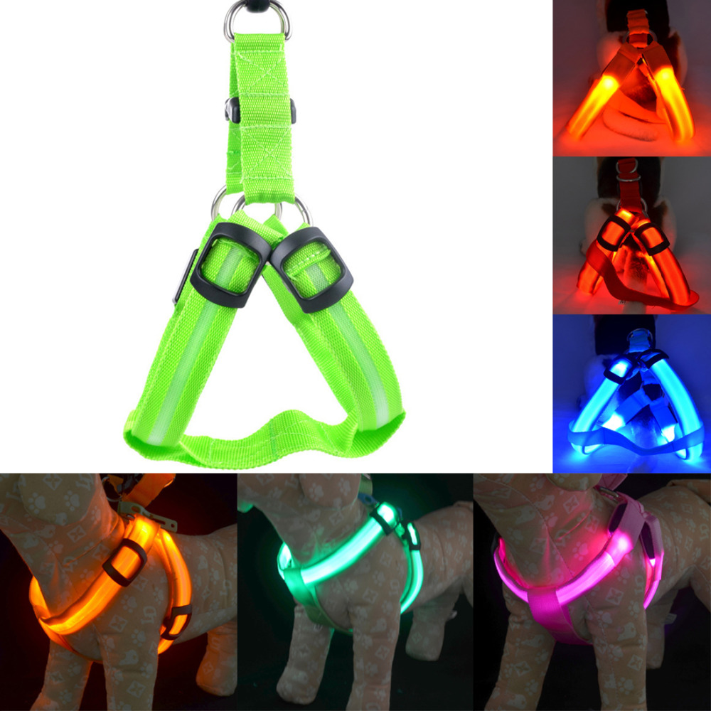 Light Up Dog Harness Rechargeable Light