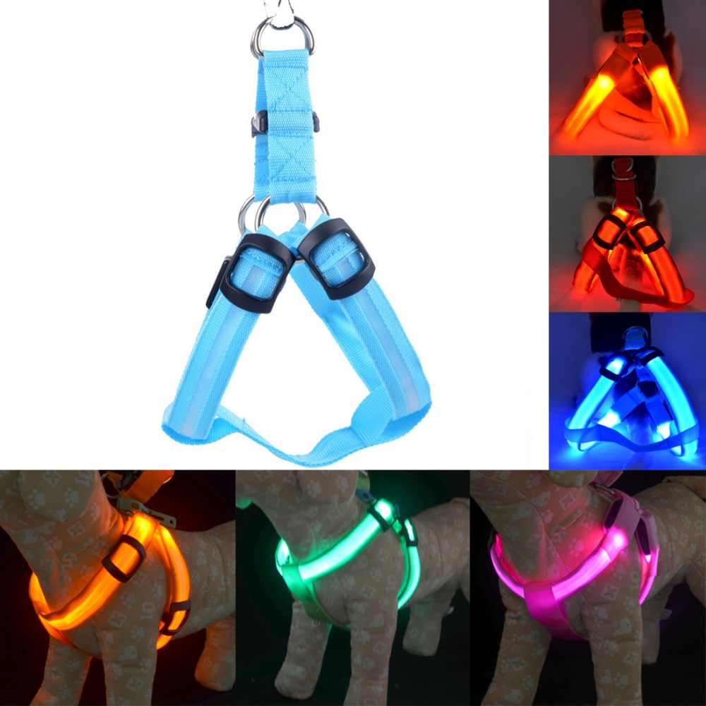 Light Up Dog Harness Rechargeable Light