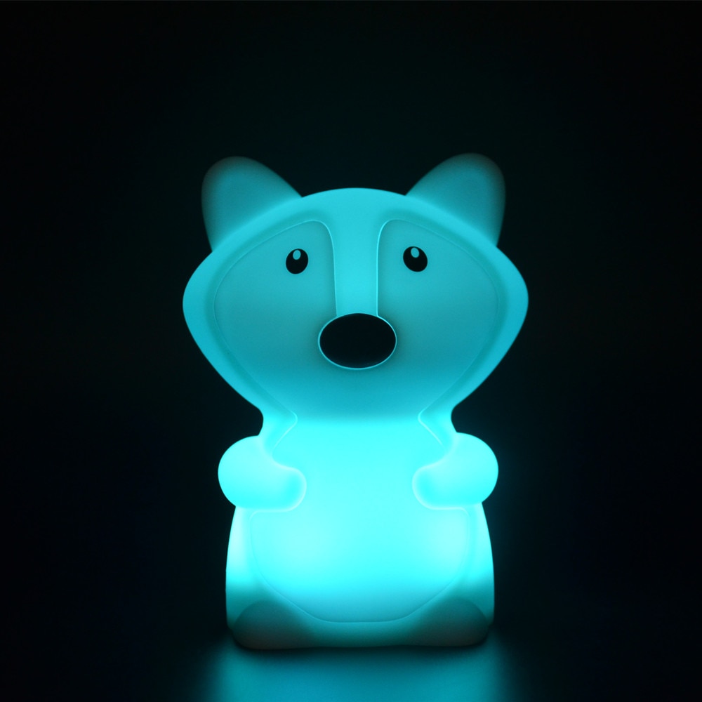 Night Light with Timer Fox Bedside Light