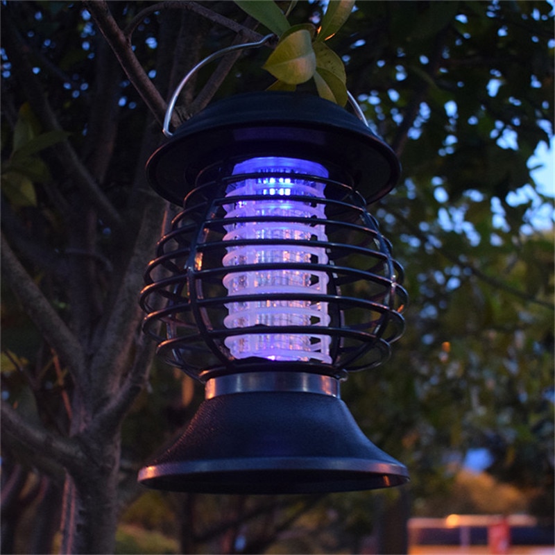 Solar Bug Zapper Mosquito Killer Lamp