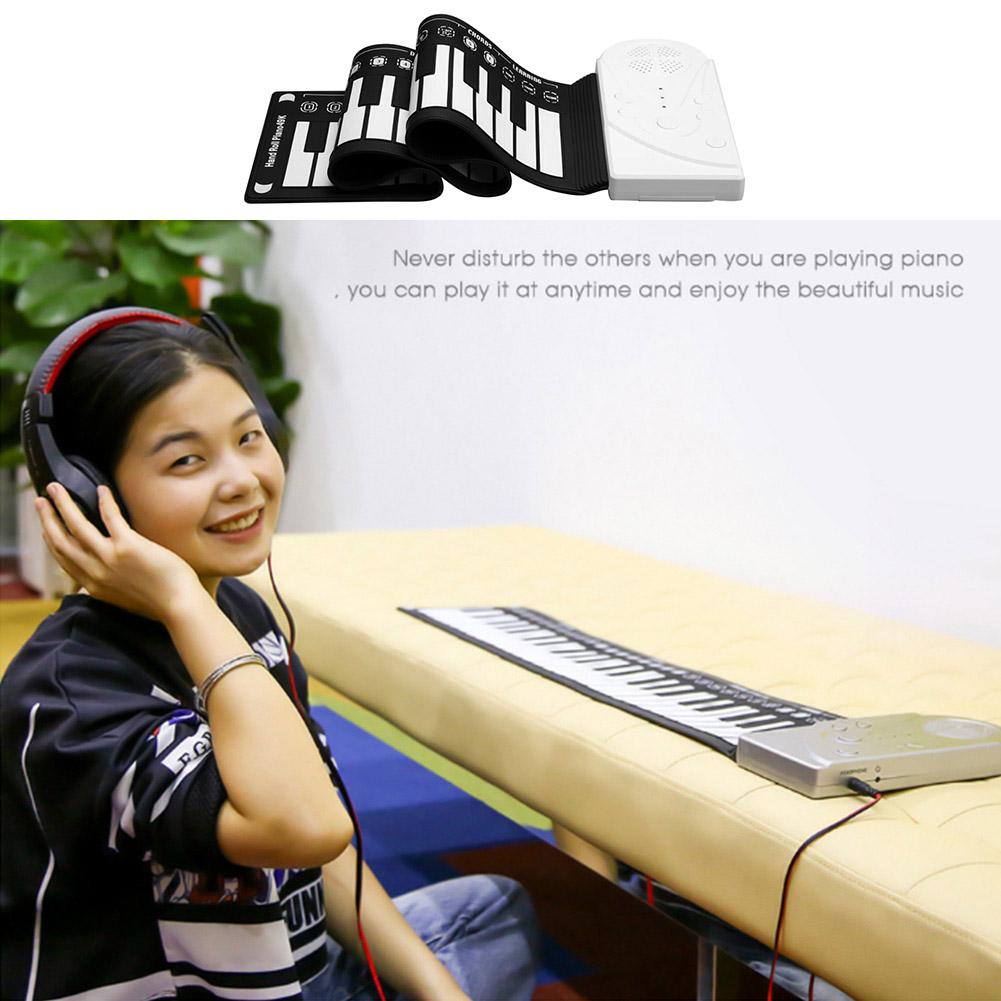 Roll Up Piano Silicone Electric Keyboard