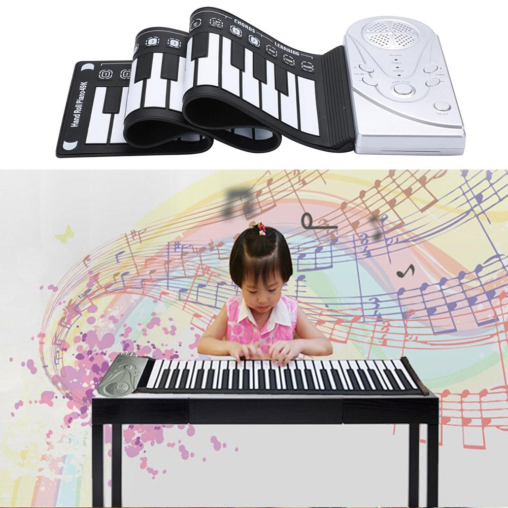 Roll Up Piano Silicone Electric Keyboard