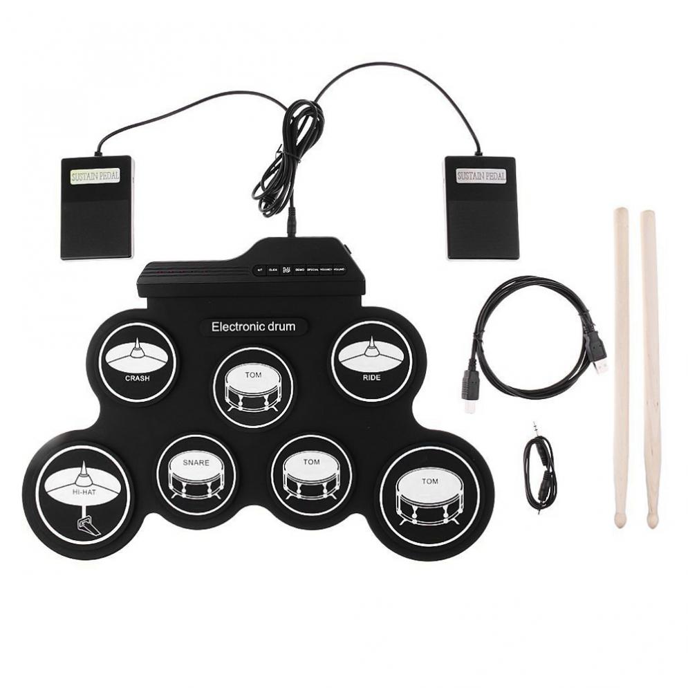 Roll Up Drum Kit Electric Instrument Pad