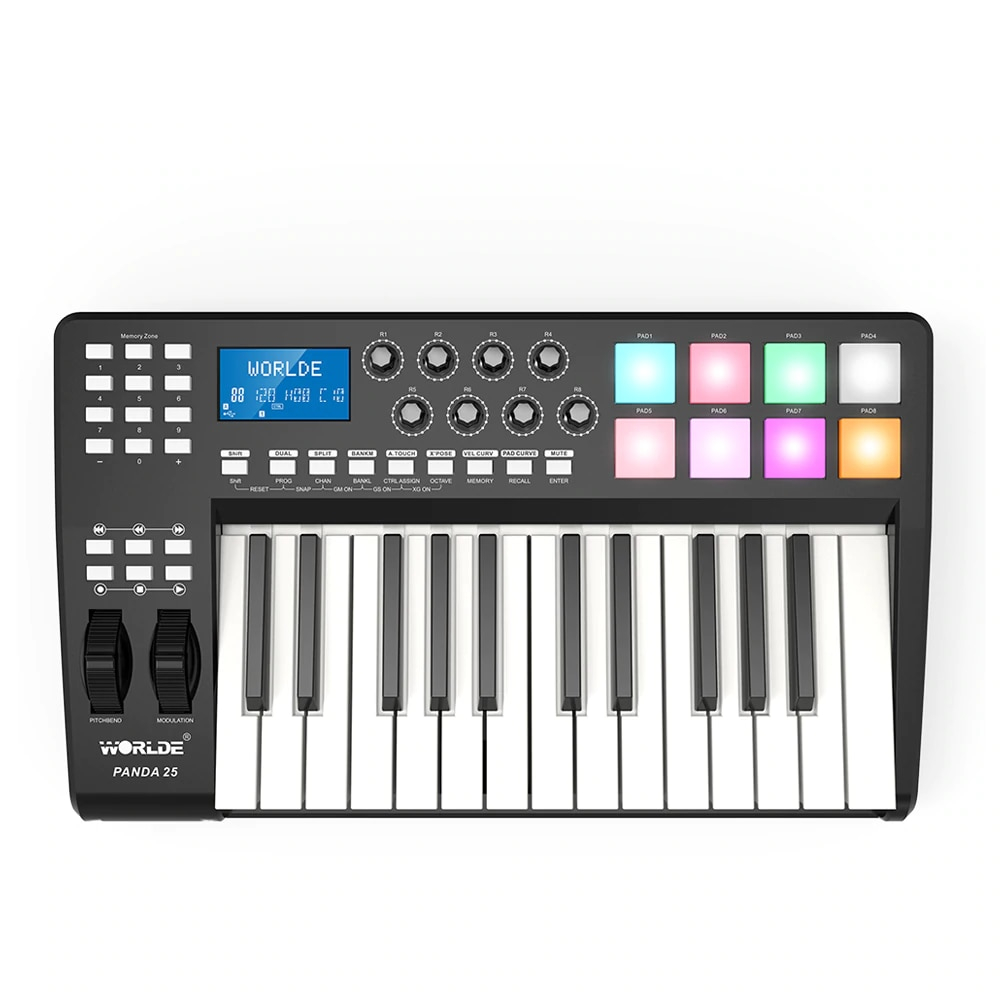 Keyboard with Drum Pad Mini Instrument