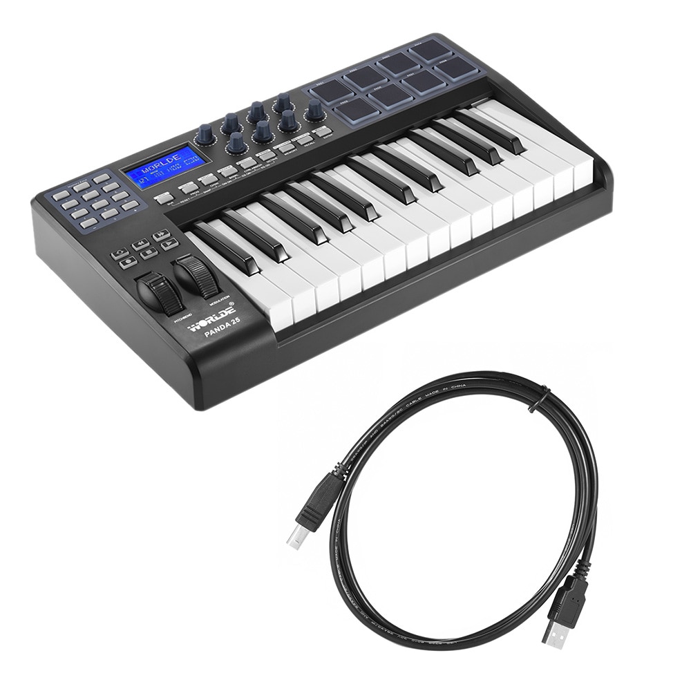 Keyboard with Drum Pad Mini Instrument