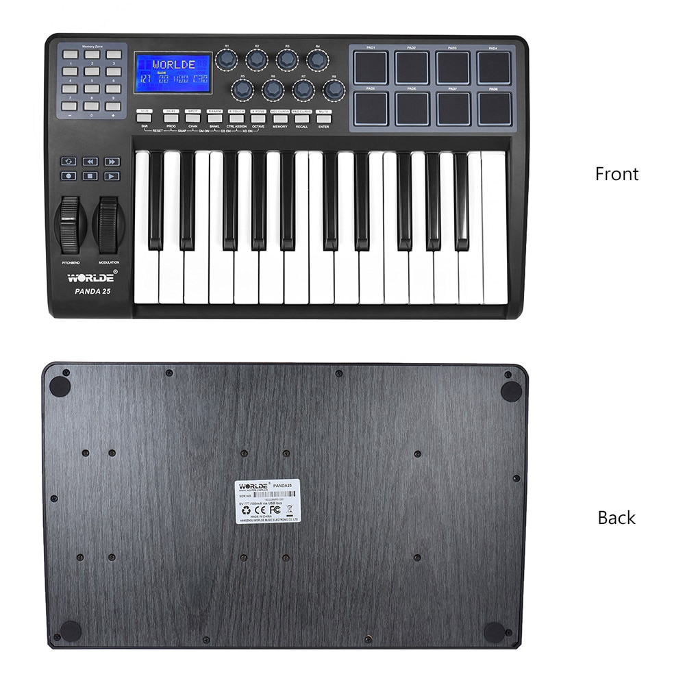 Keyboard with Drum Pad Mini Instrument