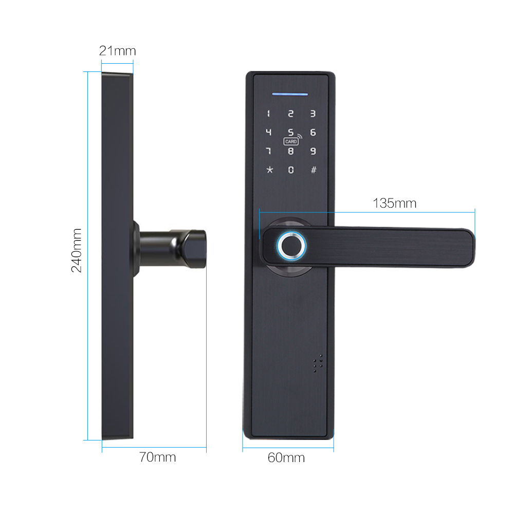 Smart Door Knob Fingerprint Unlock