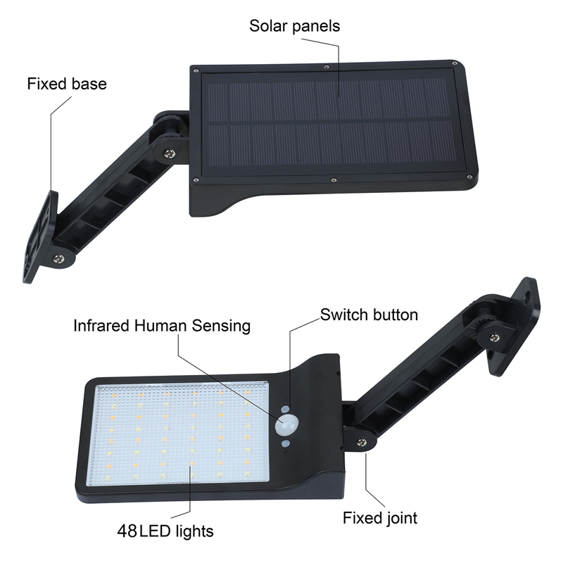 Solar Wall Light Motion Sensor