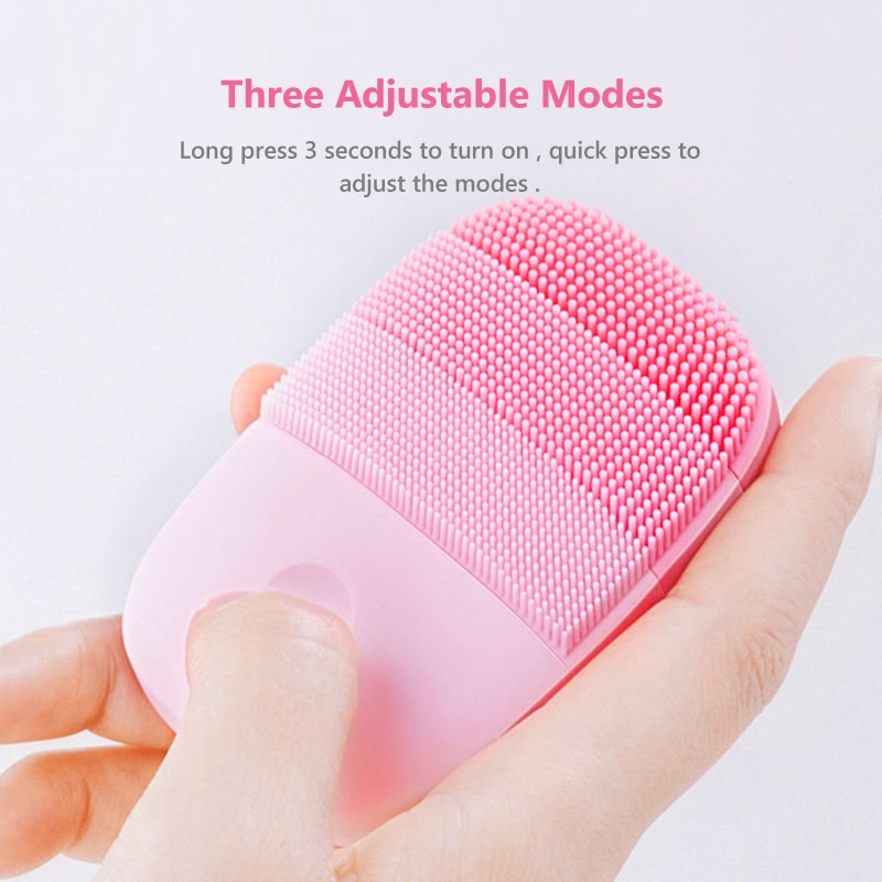 Silicone Facial Cleansing Brush Electric Cleanser