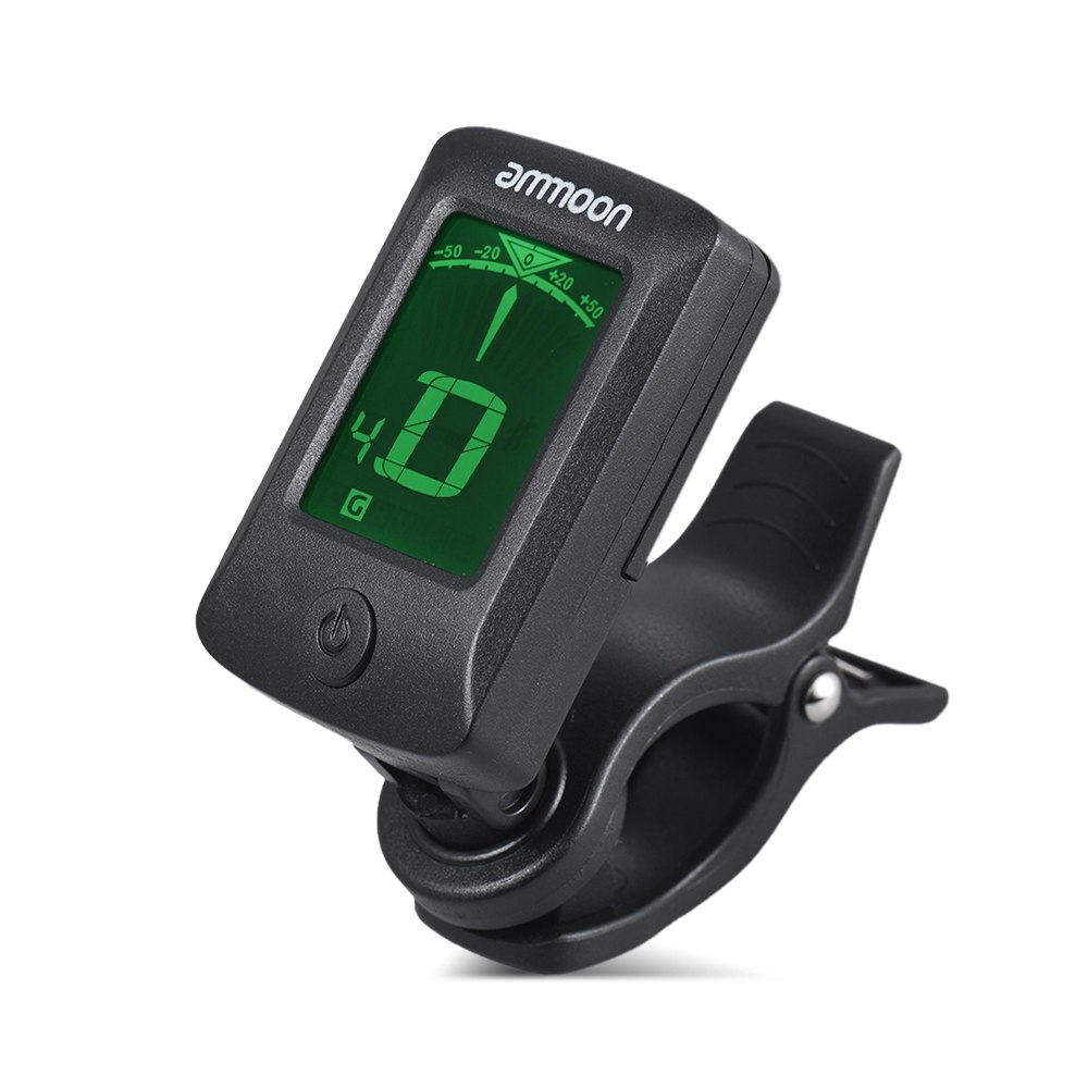 Digital Guitar Tuner Clip-On Device