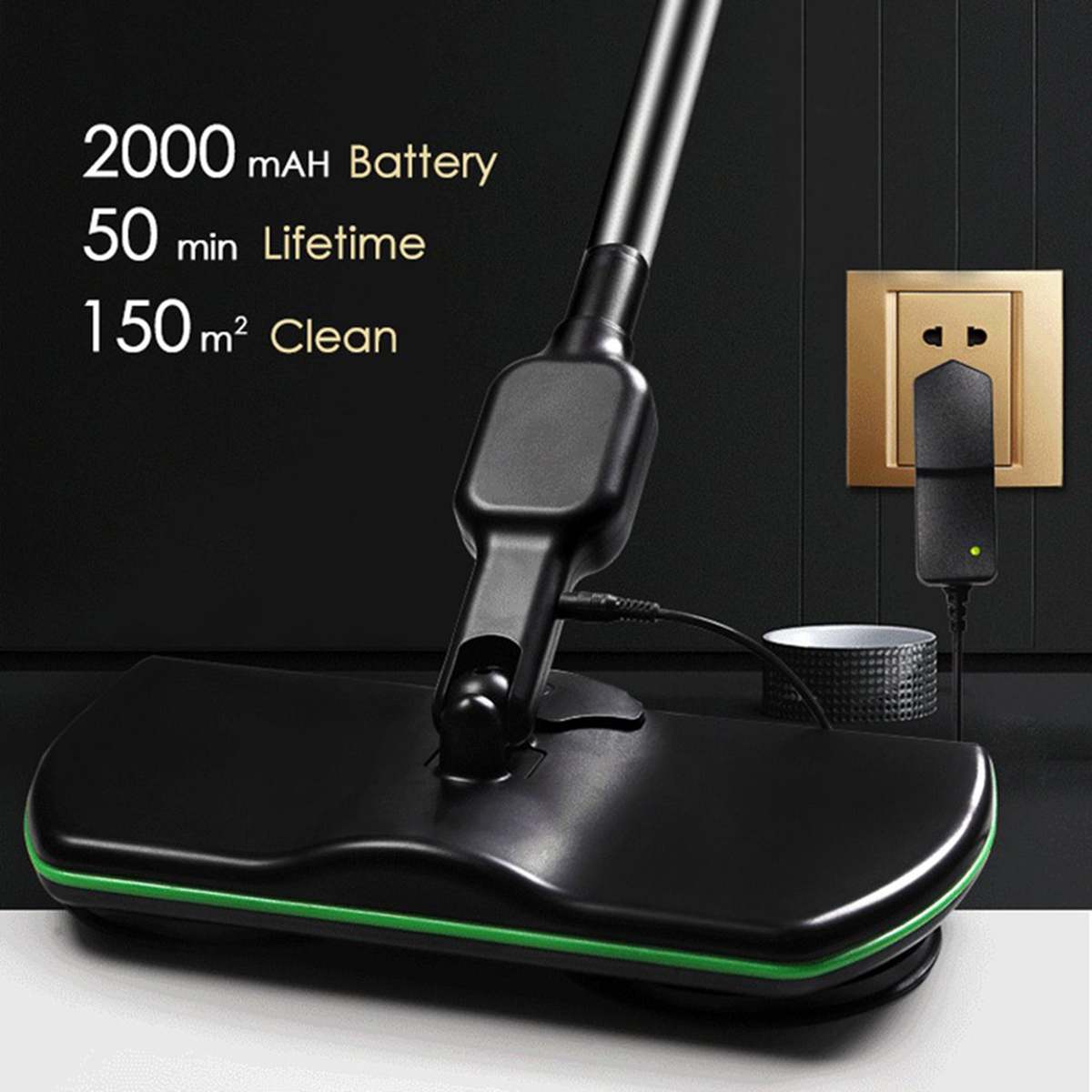 Electric Floor Mop Rechargeable Device