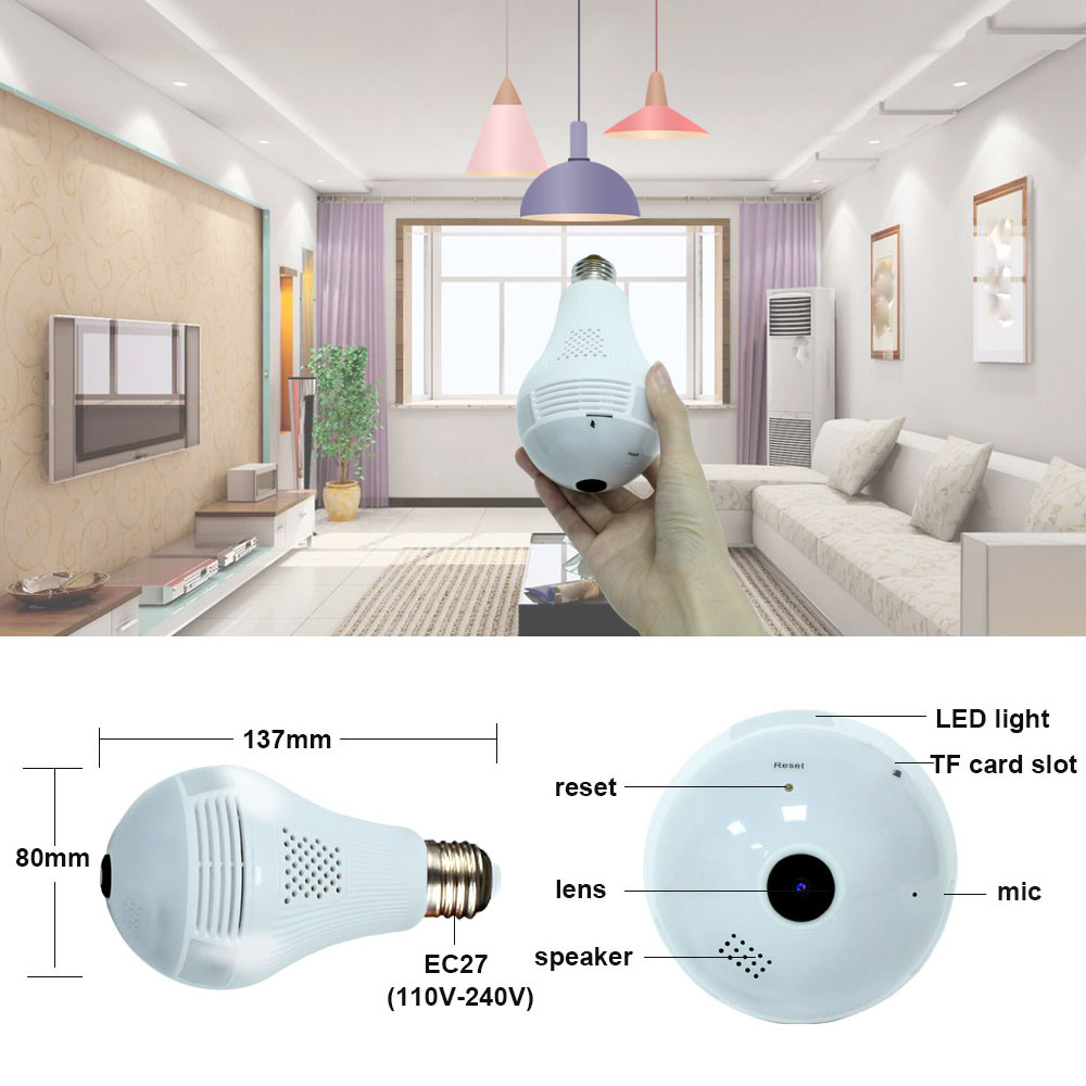 CCTV Bulb Surveillance Camera