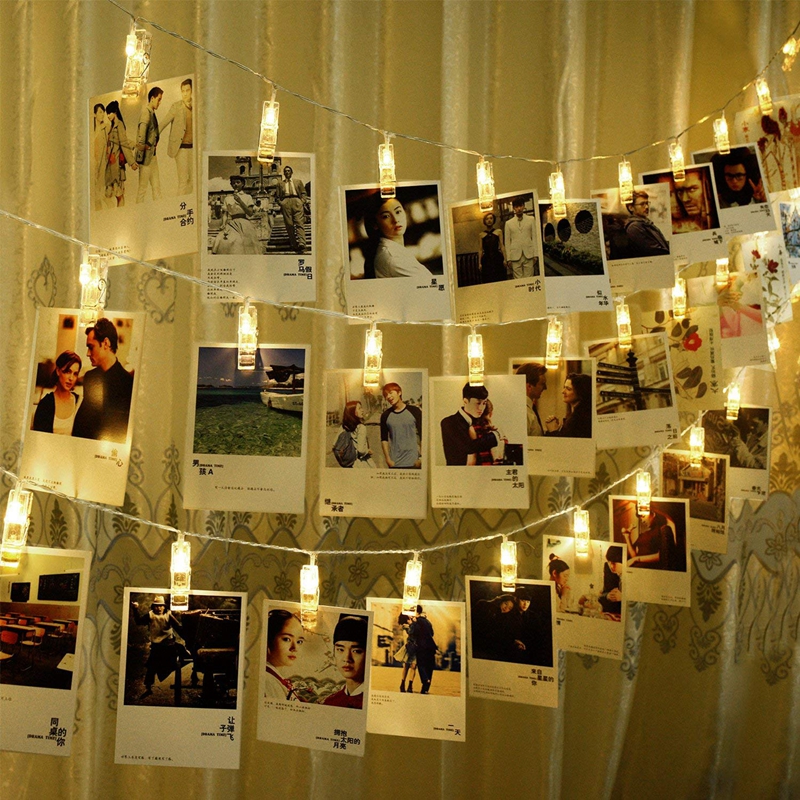 Photo String Lights LED Photo Clips