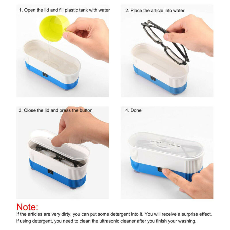 Ultrasonic Glasses Cleaner Accessories Sanitizer