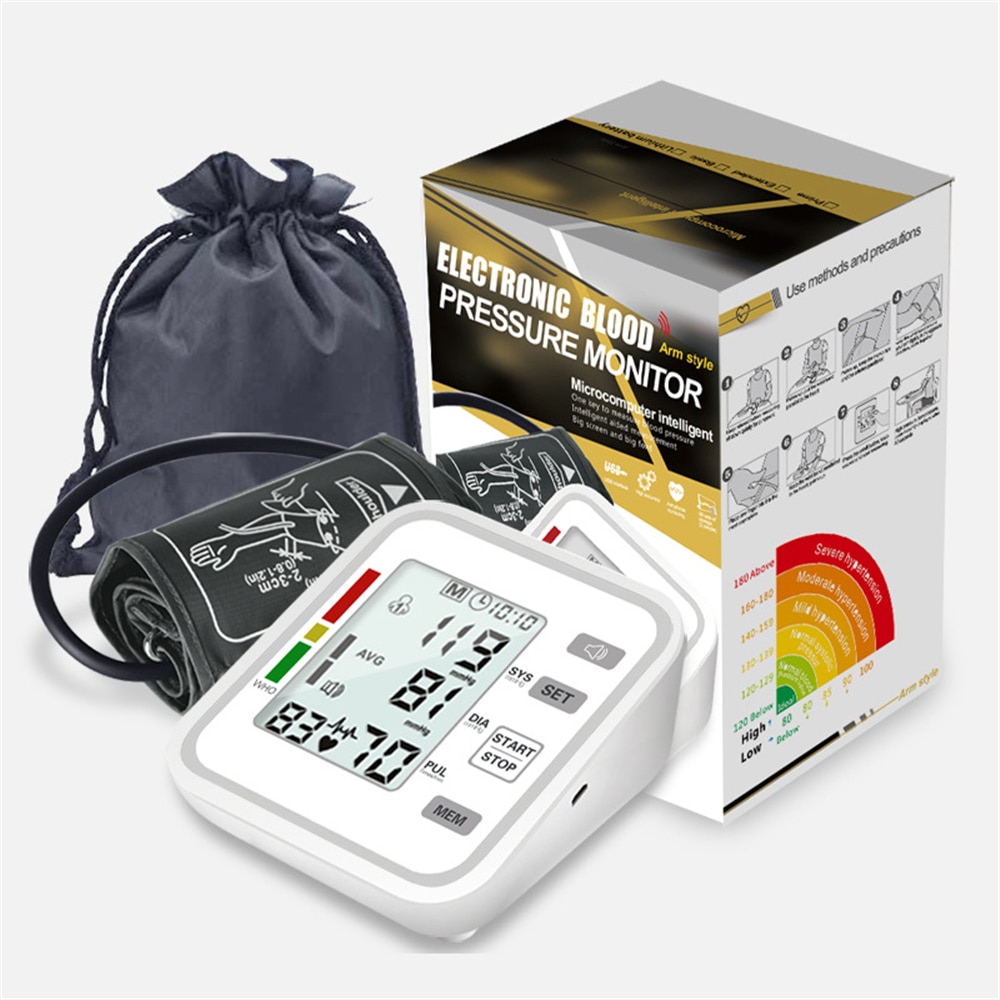 Digital BP Monitor Arm Sphygmomanometer