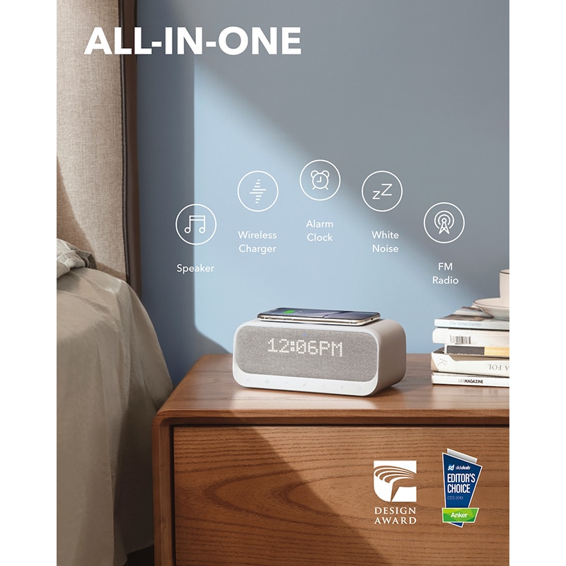 Bluetooth Alarm Clock Wireless Speaker