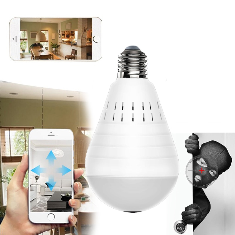 Bulb CCTV Camera LED Security Cam