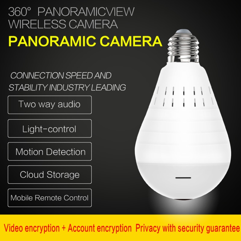 Bulb CCTV Camera LED Security Cam