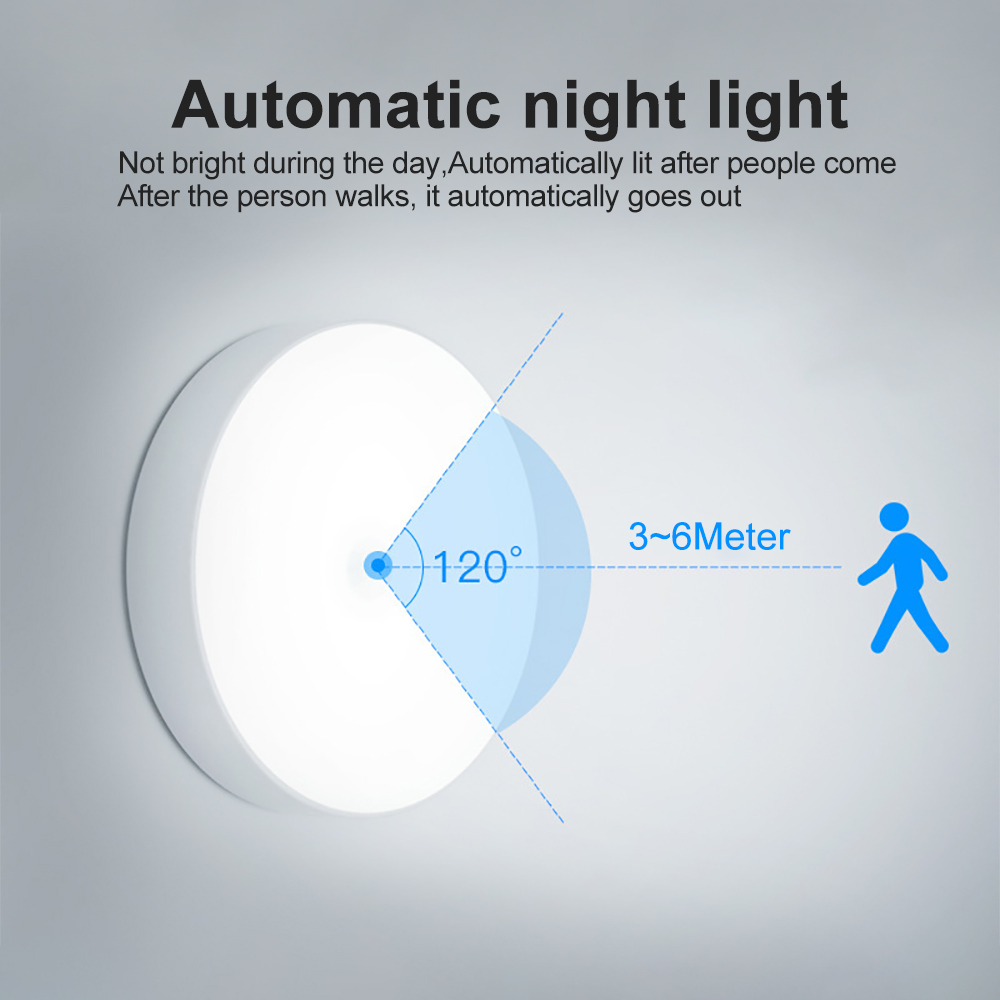 Sensor Night Light Rechargeable Lamp