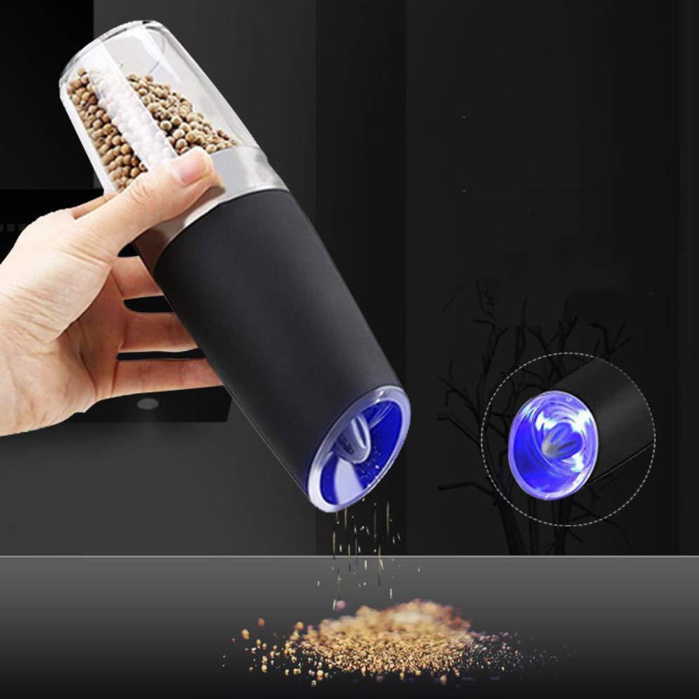 Electric Salt And Pepper Grinder With LED Light