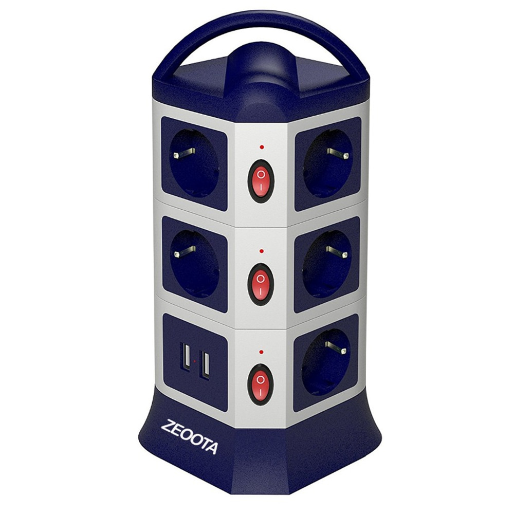 Retractable Extension Cord Multi-Socket