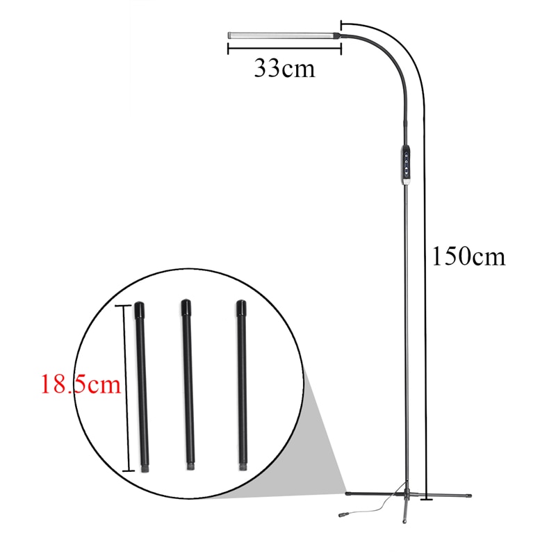 Floor Reading Lamp Stand Alone Lamp