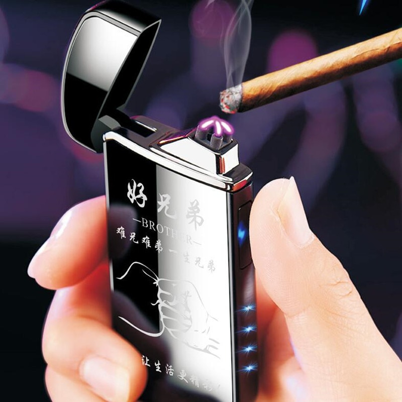 Flameless Lighter Fingerprint USB Plasma