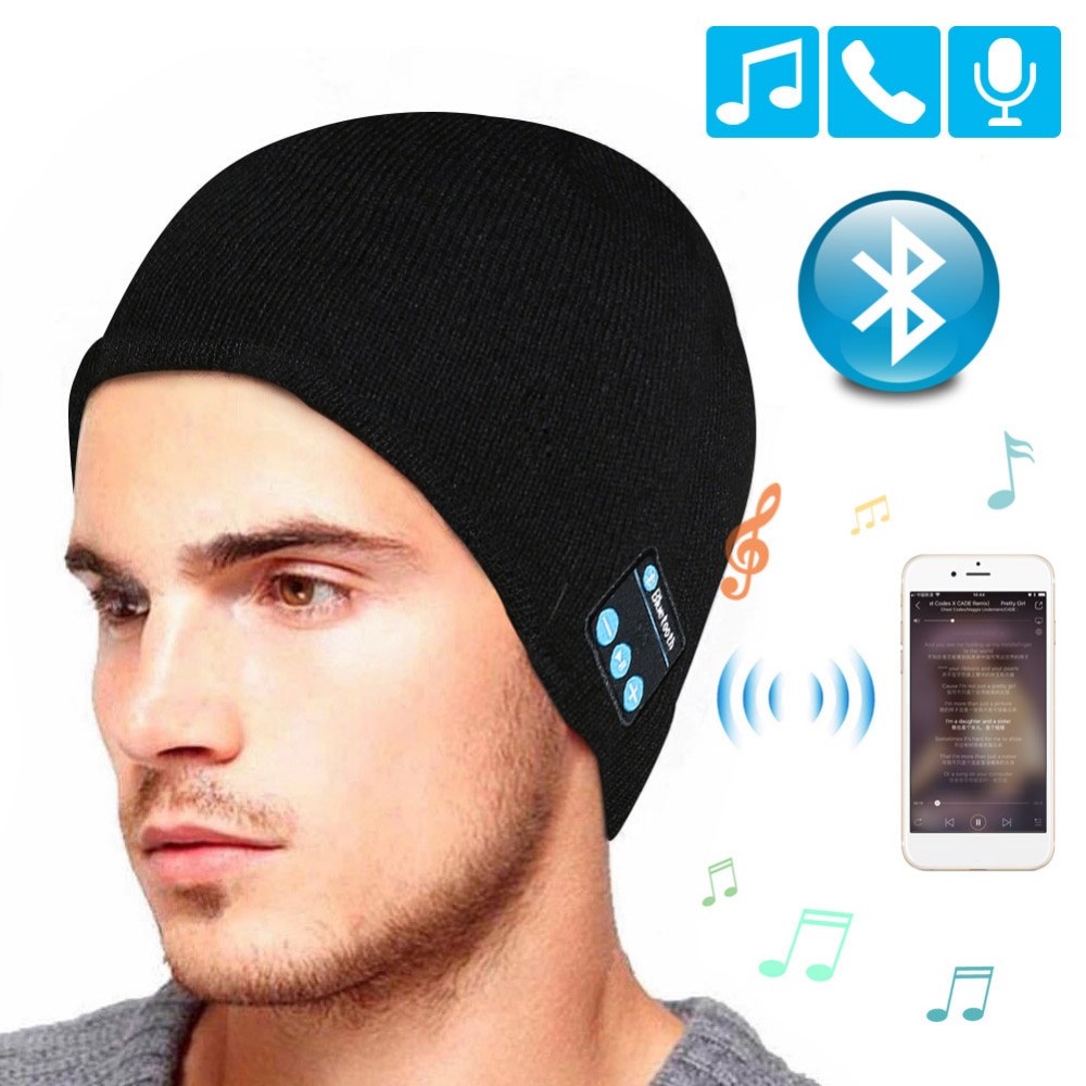 Beanie with Headphones Stylish Hat