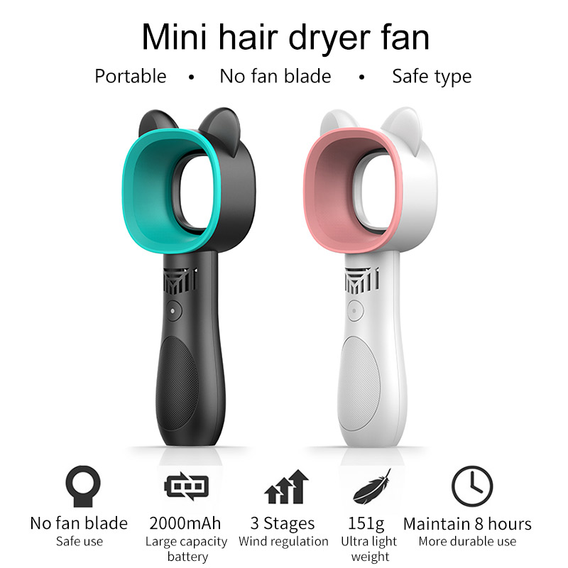 No Blade Fan Portable and Rechargeable