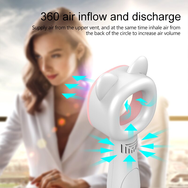 No Blade Fan Portable and Rechargeable