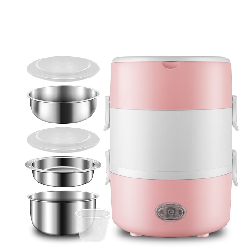 Electric Heating Lunch Box Stainless Steel