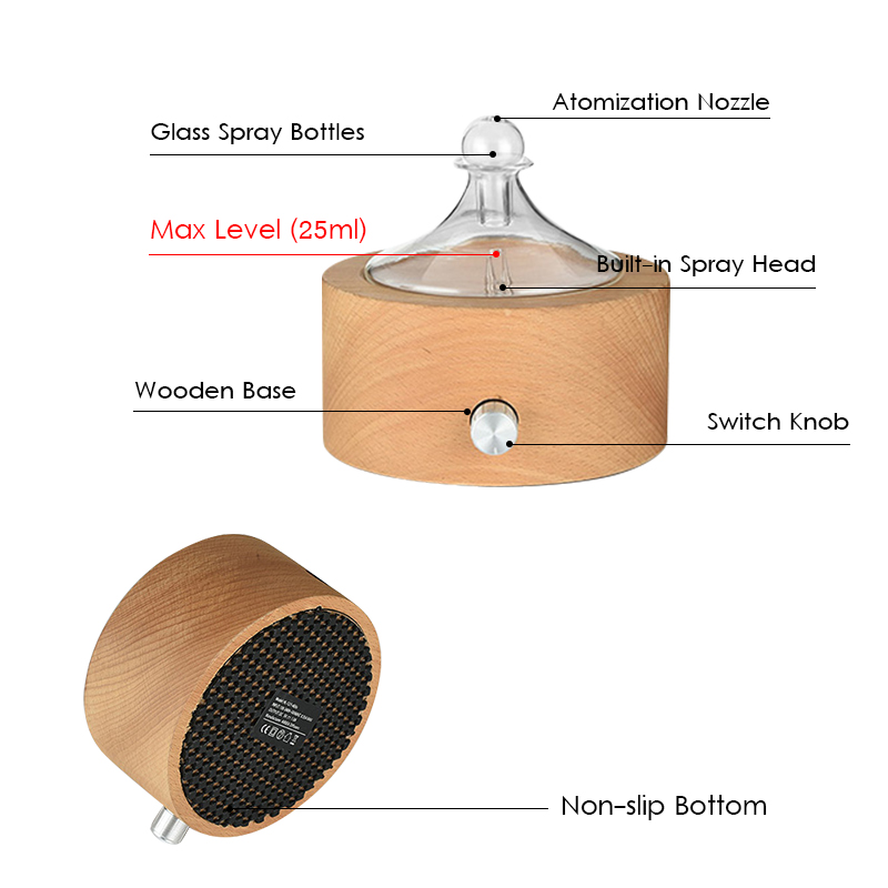 Scented Oil Diffuser Waterless Device