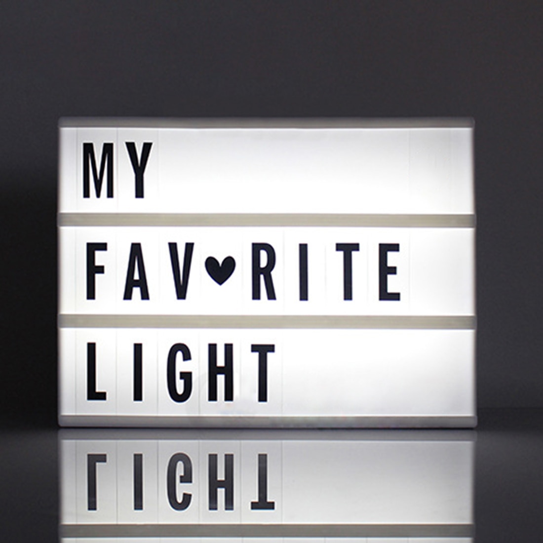 Light Up Box Home LED Sign Decor