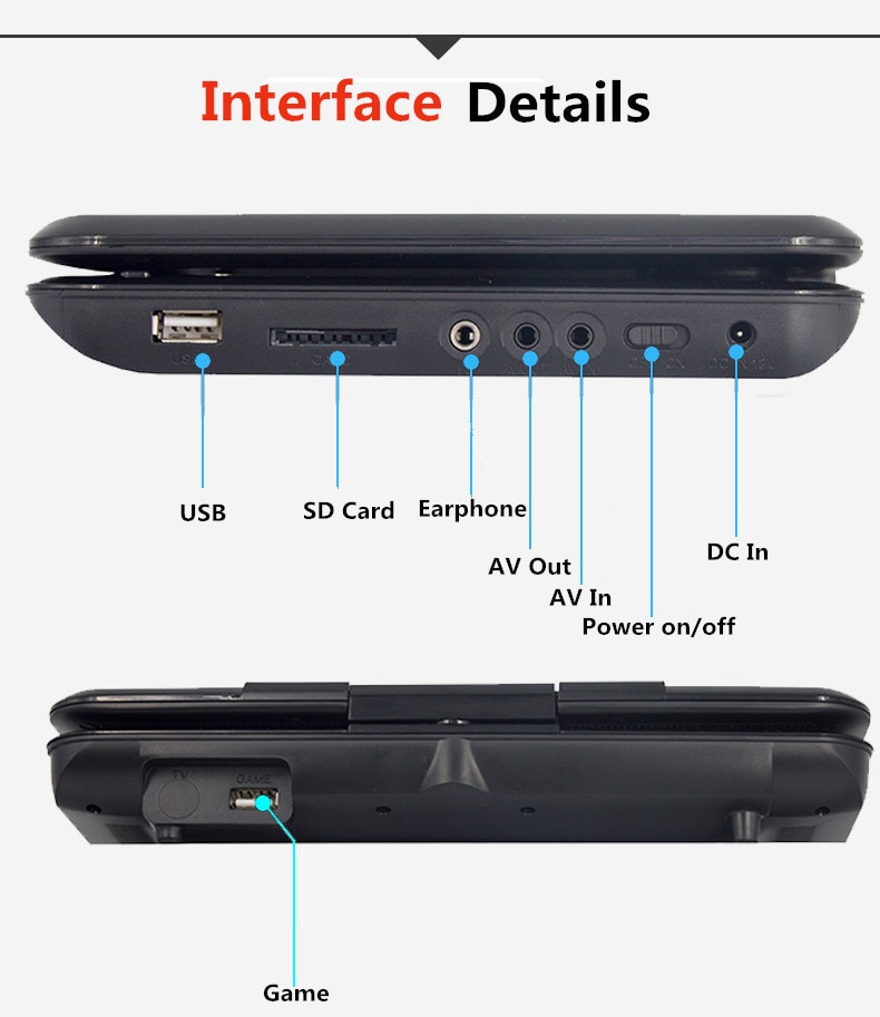 Portable DVD Movie Player