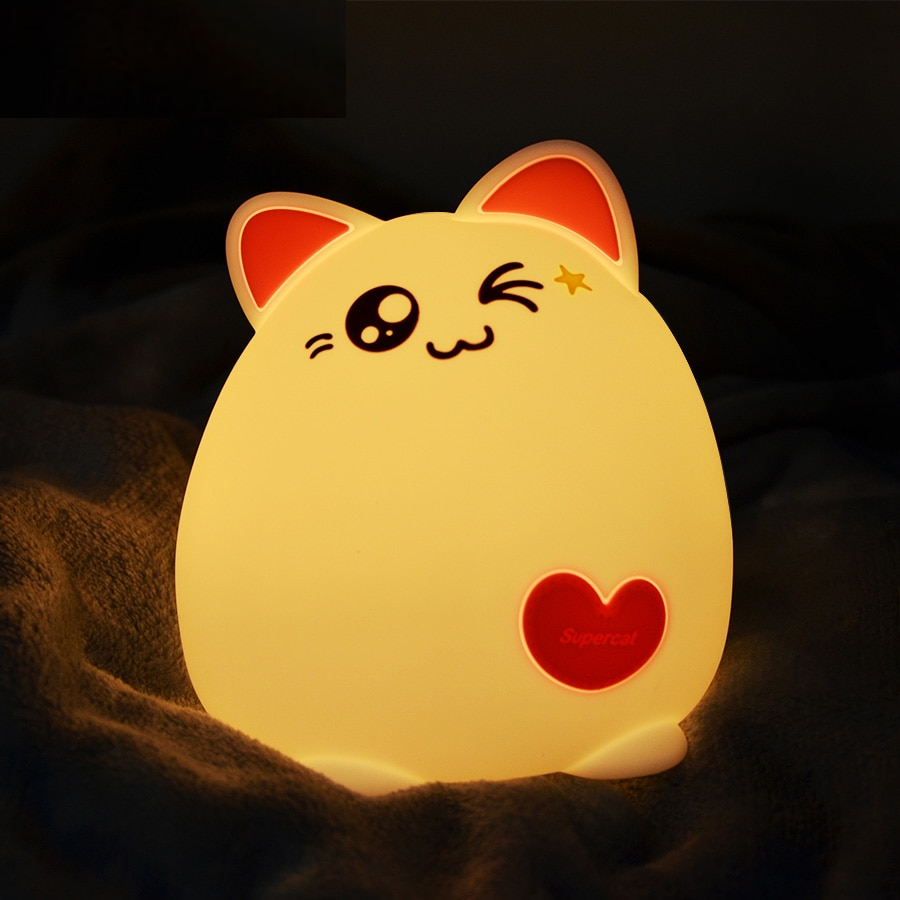 Cute Night Light Lovely Cat Lamp