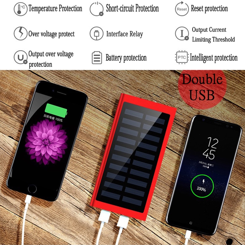 Solar Charger Power Bank Portable Charger